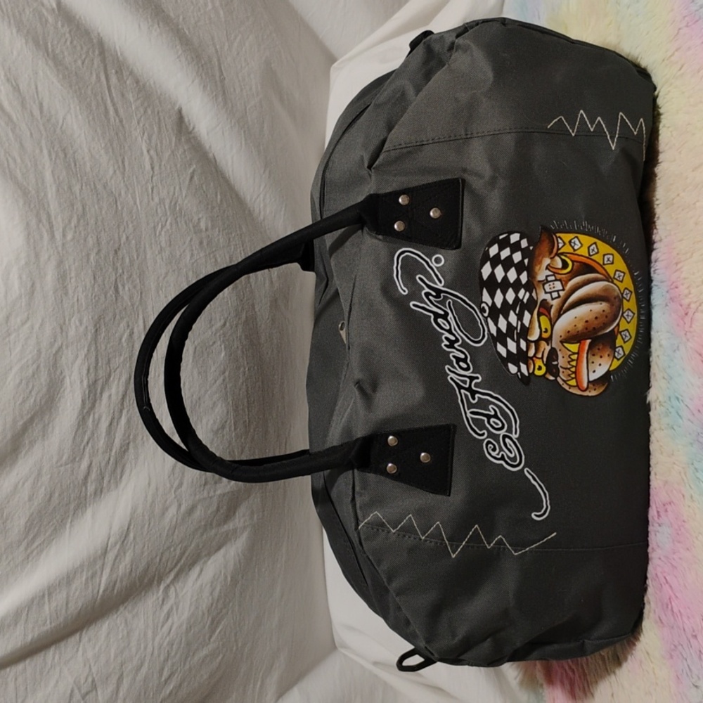 SALE! NWOT Ed Hardy Bowler Duffle Bag (Missing Strap) Otherwise Never Used (#27)